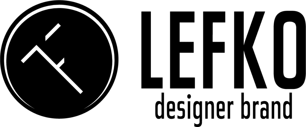 LEFKO Designer Brand Logo Black