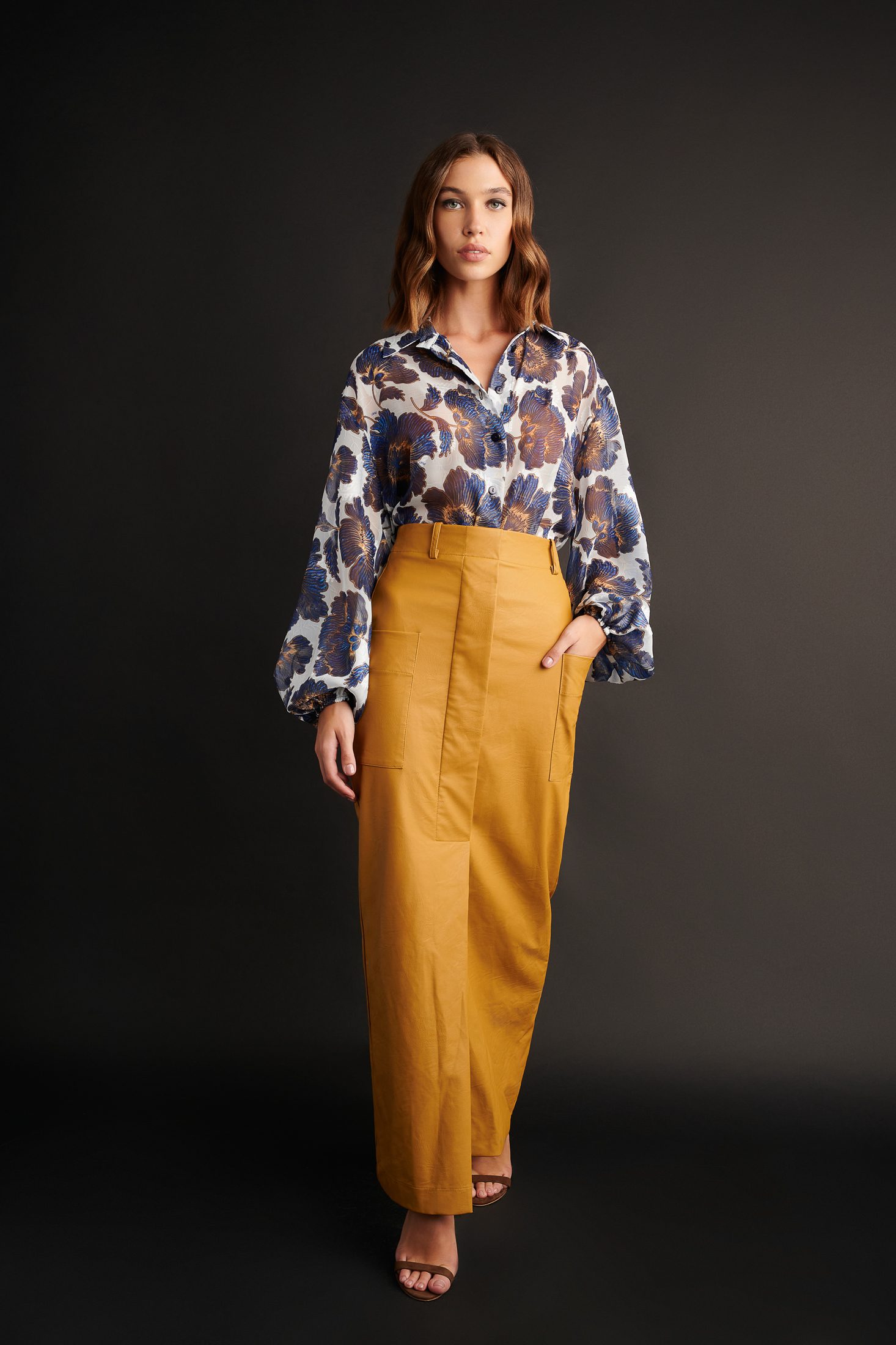 Eco leather φούστα δερματίνη